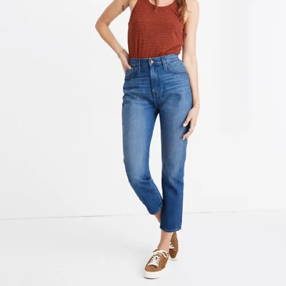 Madewell | Blue Wash Mom Jeans